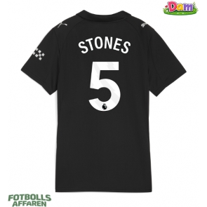 Manchester City John Stones #5 Bortatröja Kvinnor 2025-26 Kortärmad